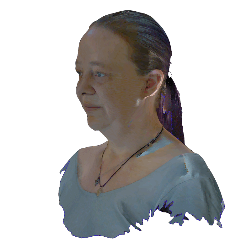 3D-Scan Kopf Rohdaten