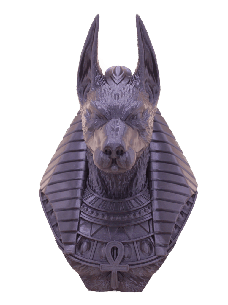 Anubis Büste im 3D-Druck Verfahren