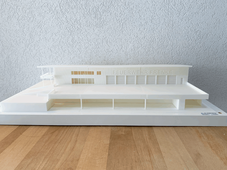Architektur Modell 3D-druck Front