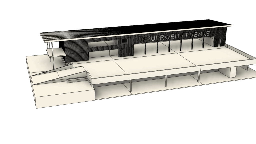 Architektur-Modell-in-CAD-vorbereitet-fuer-druck